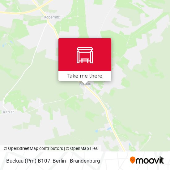 Buckau (Pm) B107 map