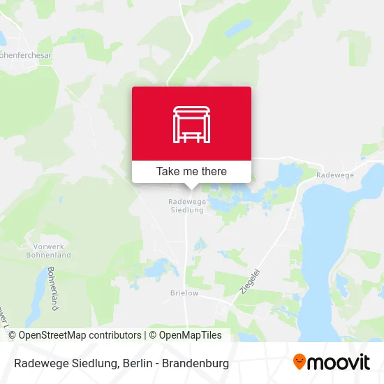 Radewege Siedlung map