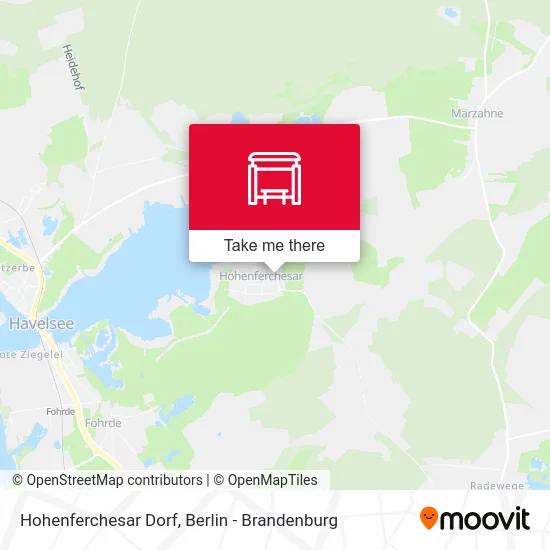 Hohenferchesar Dorf map