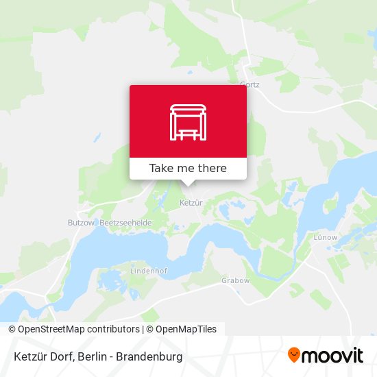Ketzür Dorf map