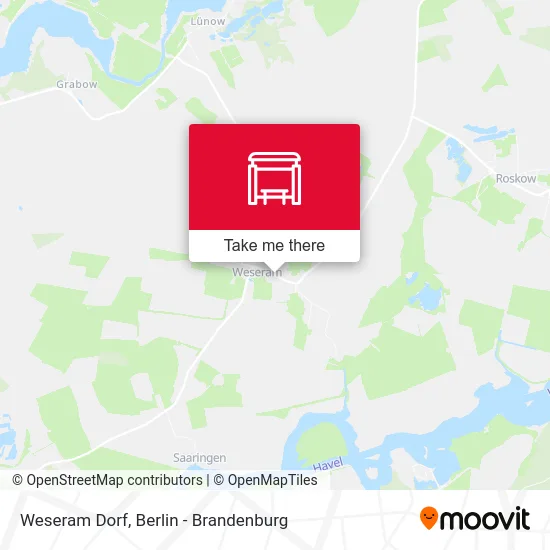 Weseram Dorf map
