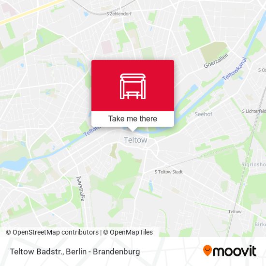 Карта Teltow Badstr.