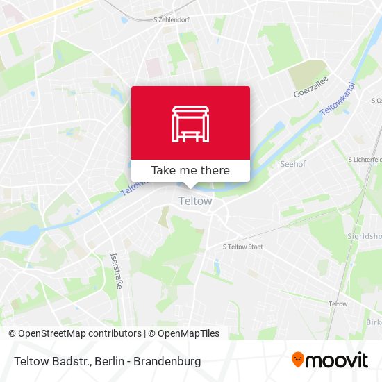 Teltow Badstr. map