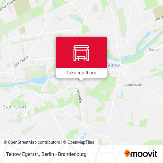 Карта Teltow Egerstr.