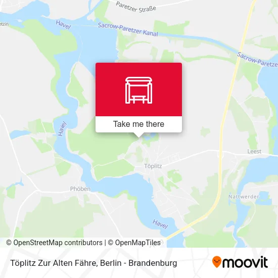 Карта Töplitz Zur Alten Fähre