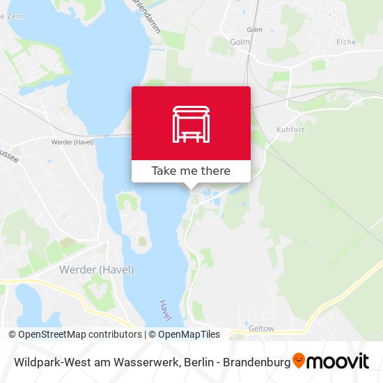 Wildpark-West am Wasserwerk map