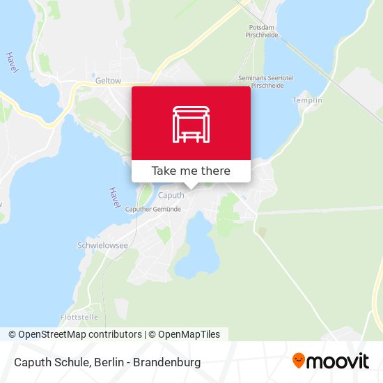 Caputh Schule map