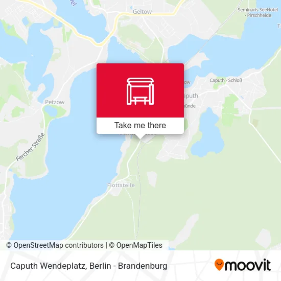 Карта Caputh Wendeplatz