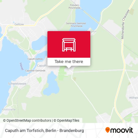 Caputh am Torfstich map