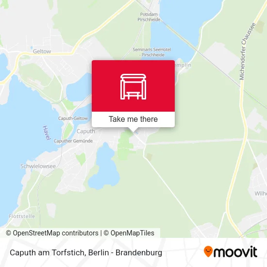 Карта Caputh am Torfstich