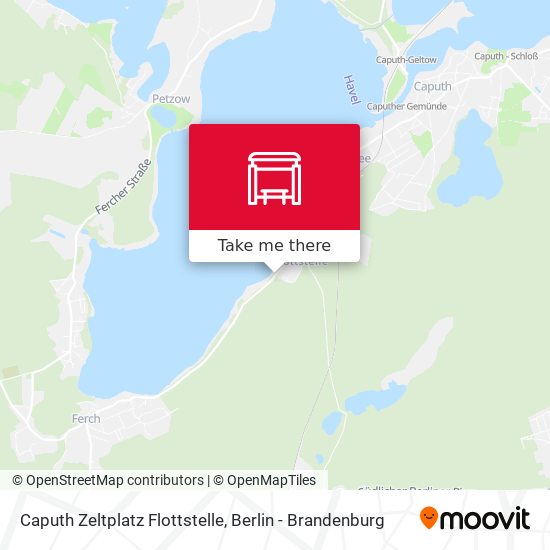 Caputh Zeltplatz Flottstelle map