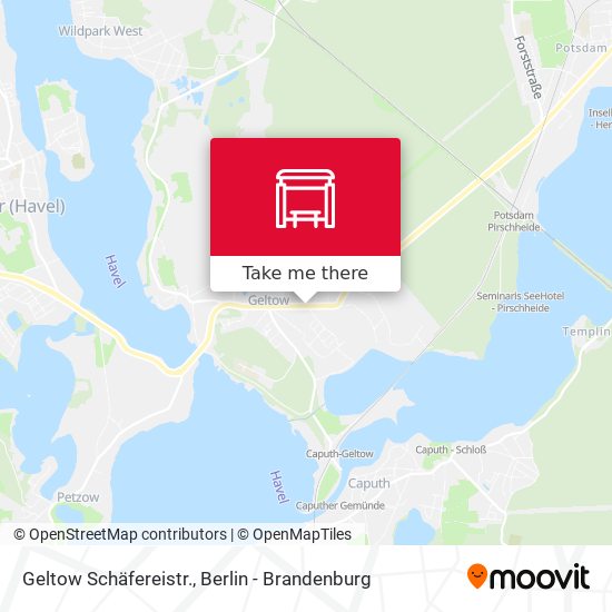 Geltow Schäfereistr. map