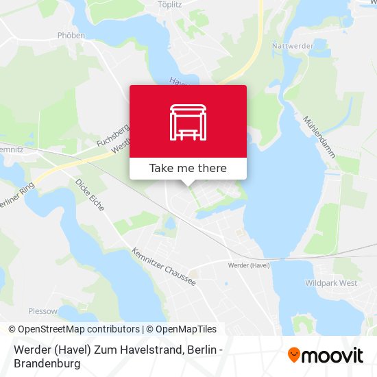 Werder (Havel) Zum Havelstrand map