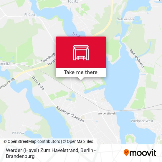 Werder (Havel) Zum Havelstrand map