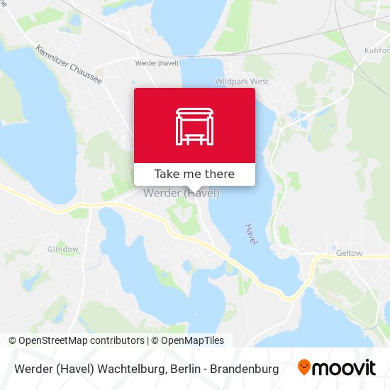 Werder (Havel) Wachtelburg map