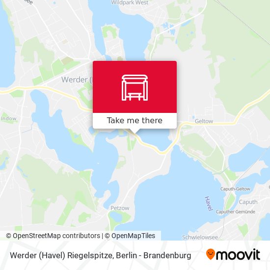 Werder (Havel) Riegelspitze map