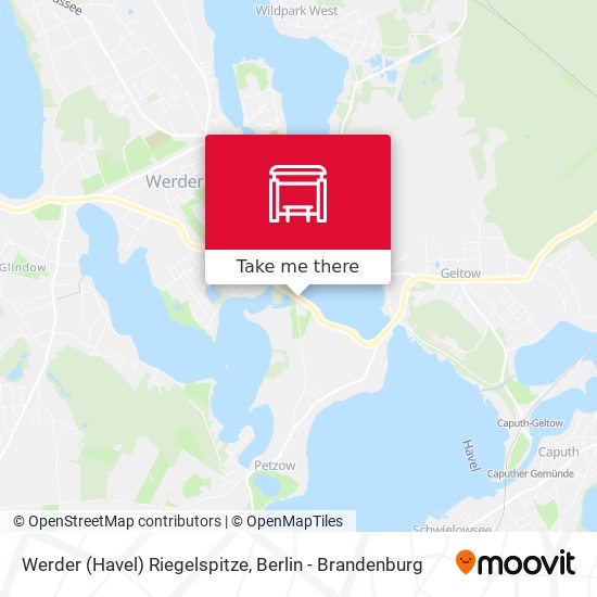 Werder (Havel) Riegelspitze map
