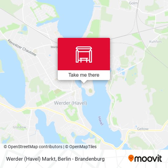 Werder (Havel) Markt map