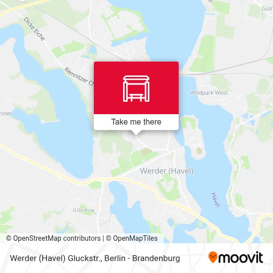 Werder (Havel) Gluckstr. map