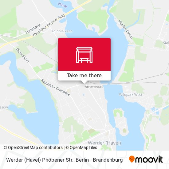 Werder (Havel) Phöbener Str. map