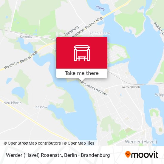 Werder (Havel) Rosenstr. map