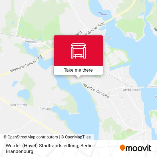 Werder (Havel) Stadtrandsiedlung map