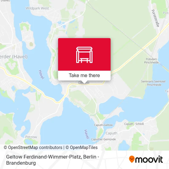 Geltow Ferdinand-Wimmer-Platz map