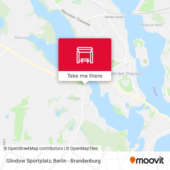Glindow Sportplatz map