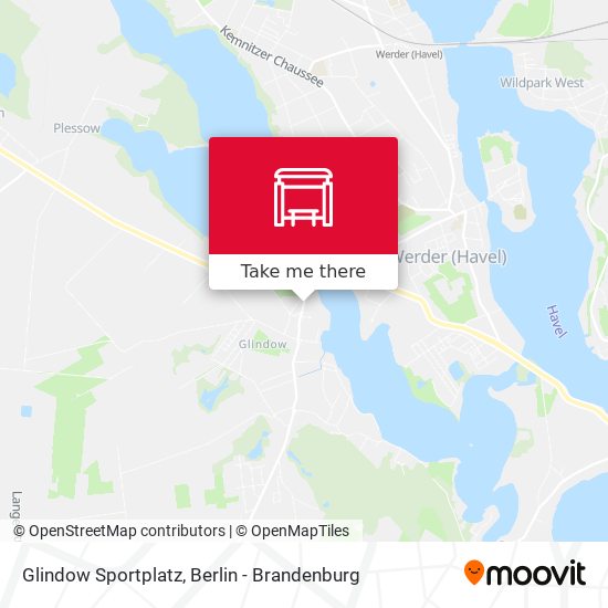 Glindow Sportplatz map