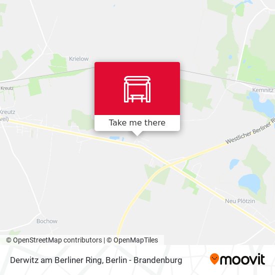 Derwitz am Berliner Ring map
