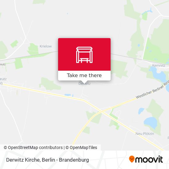 Derwitz Kirche map