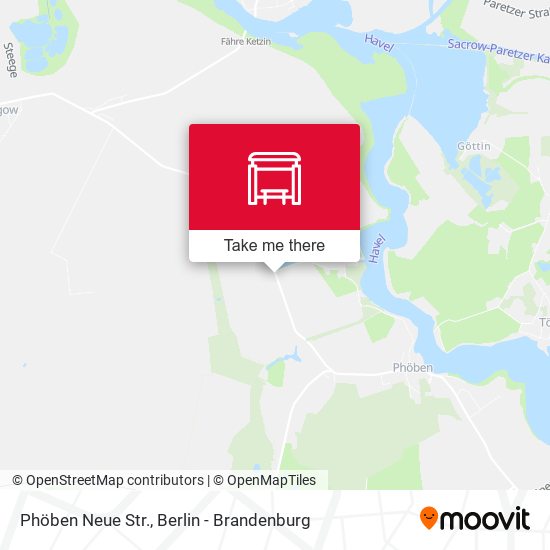 Phöben Neue Str. map