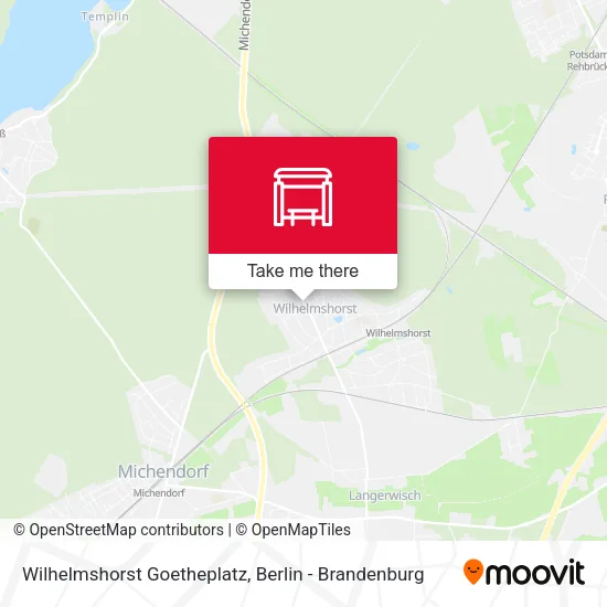 Карта Wilhelmshorst Goetheplatz