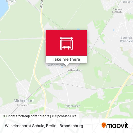 Wilhelmshorst Schule map