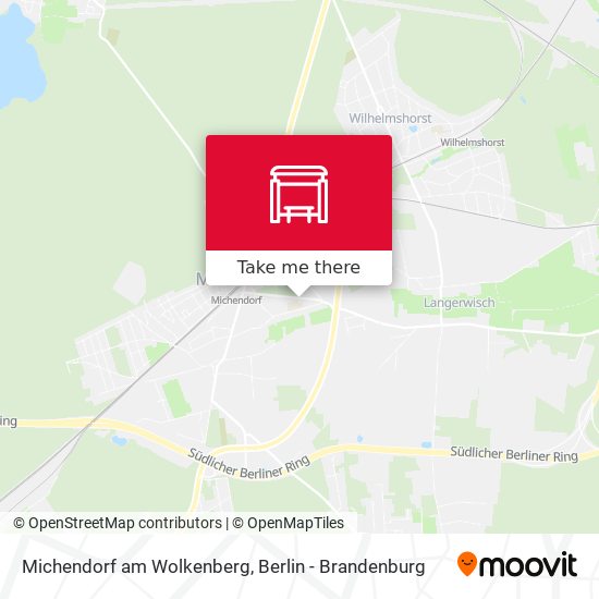 Michendorf am Wolkenberg map