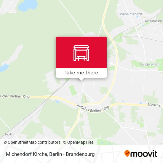 Michendorf Kirche map