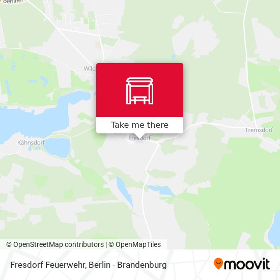 Fresdorf Feuerwehr map