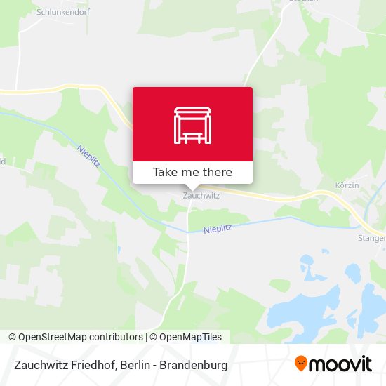 Zauchwitz Friedhof map