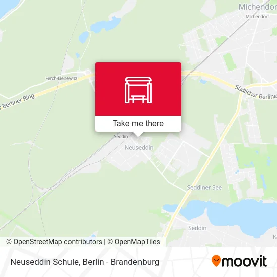 Neuseddin Schule map