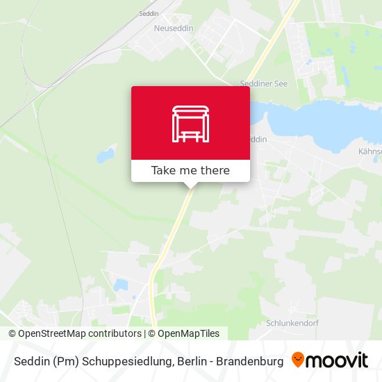 Seddin (Pm) Schuppesiedlung map