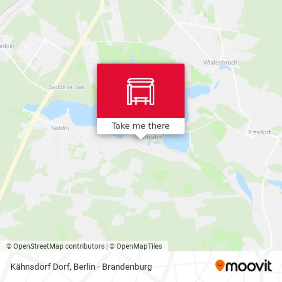 Kähnsdorf Dorf map