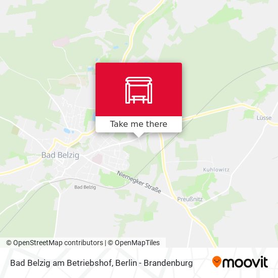 Bad Belzig am Betriebshof map