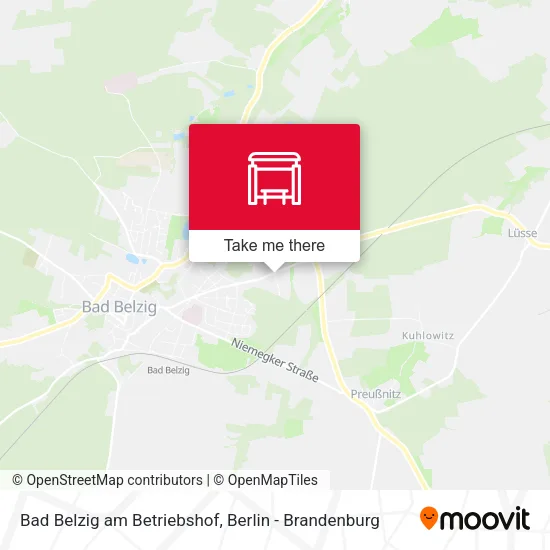Карта Bad Belzig am Betriebshof