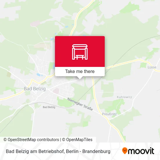 Bad Belzig am Betriebshof map