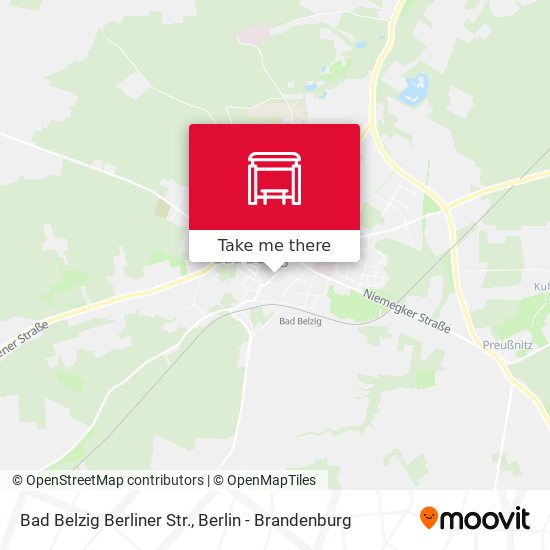 Bad Belzig Berliner Str. map