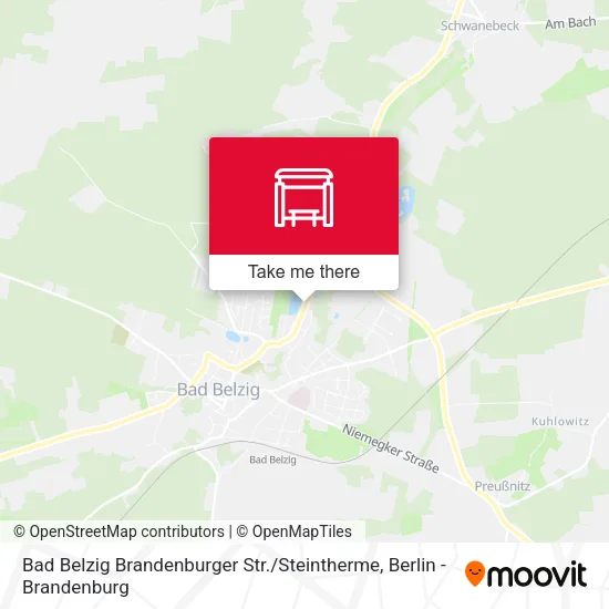 Карта Bad Belzig Brandenburger Str. / Steintherme