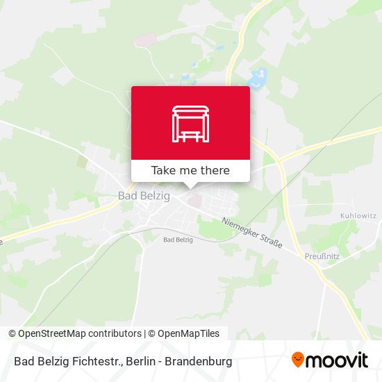 Карта Bad Belzig Fichtestr.
