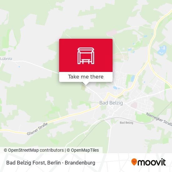 Bad Belzig Forst map