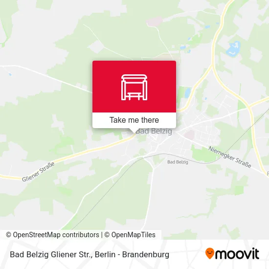 Карта Bad Belzig Gliener Str.