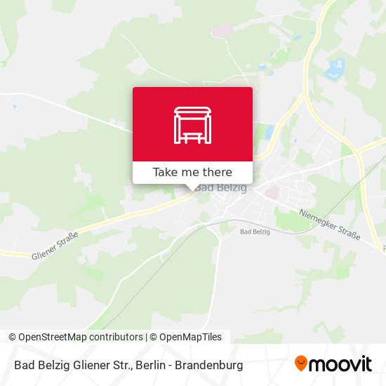 Bad Belzig Gliener Str. map